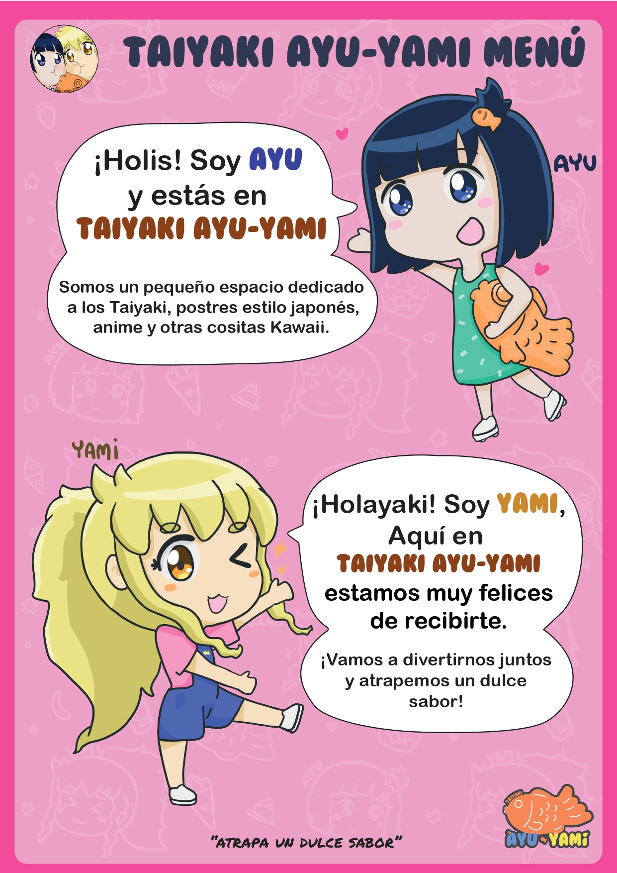 Menú bienvenida