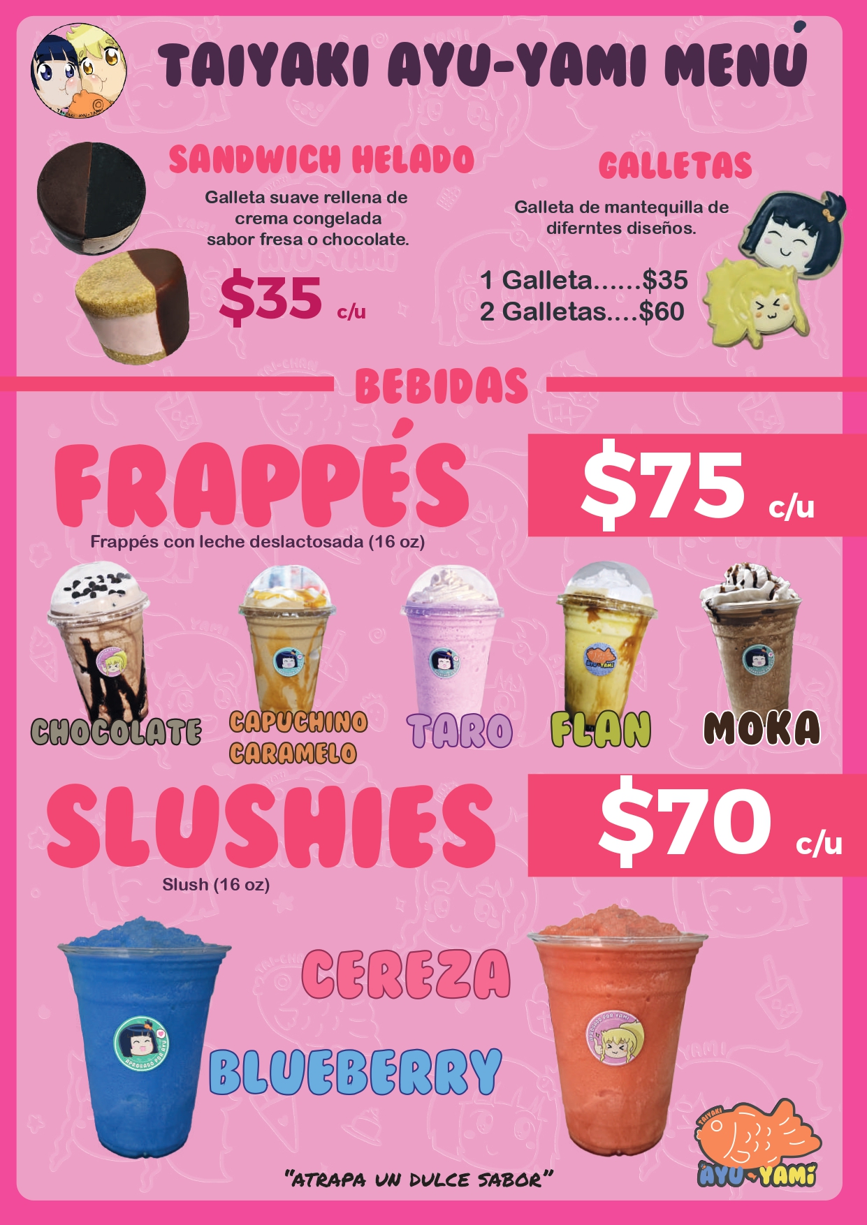 Menú postres