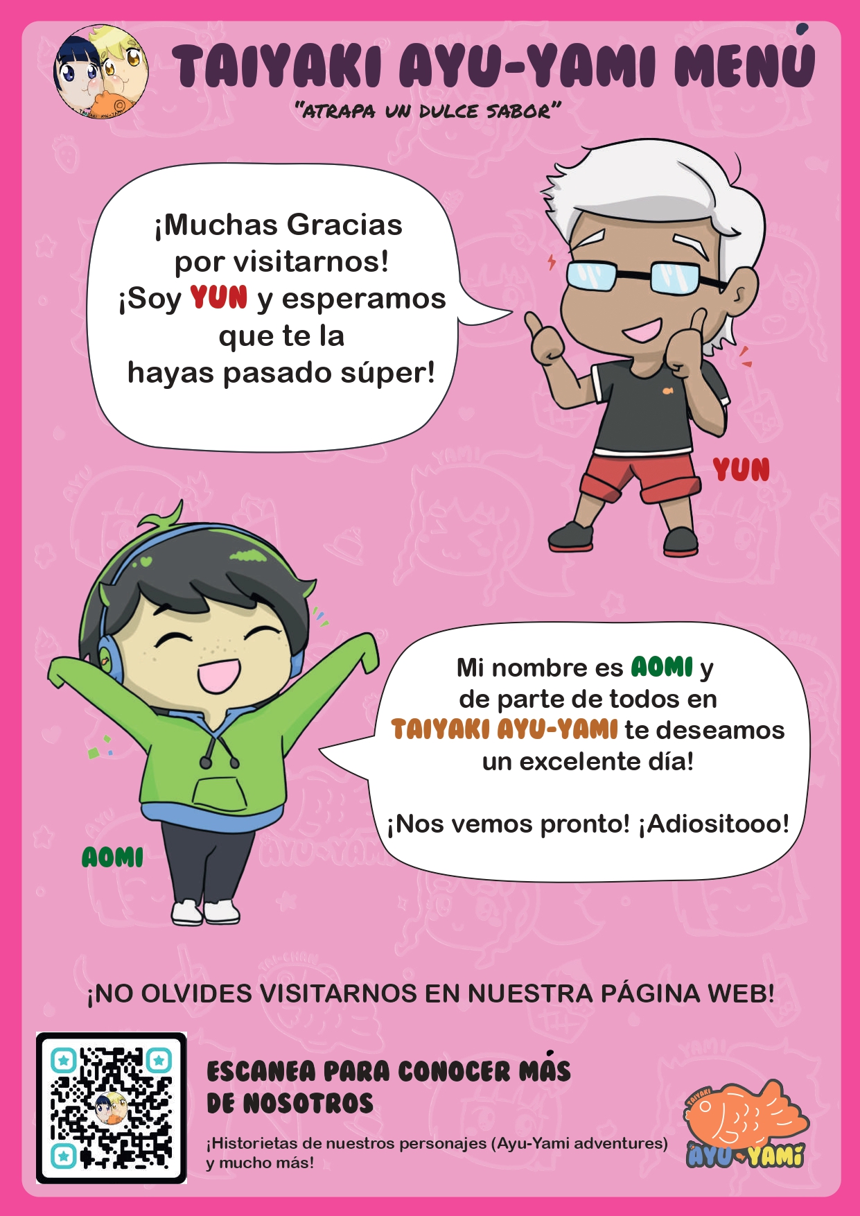 Menú fin